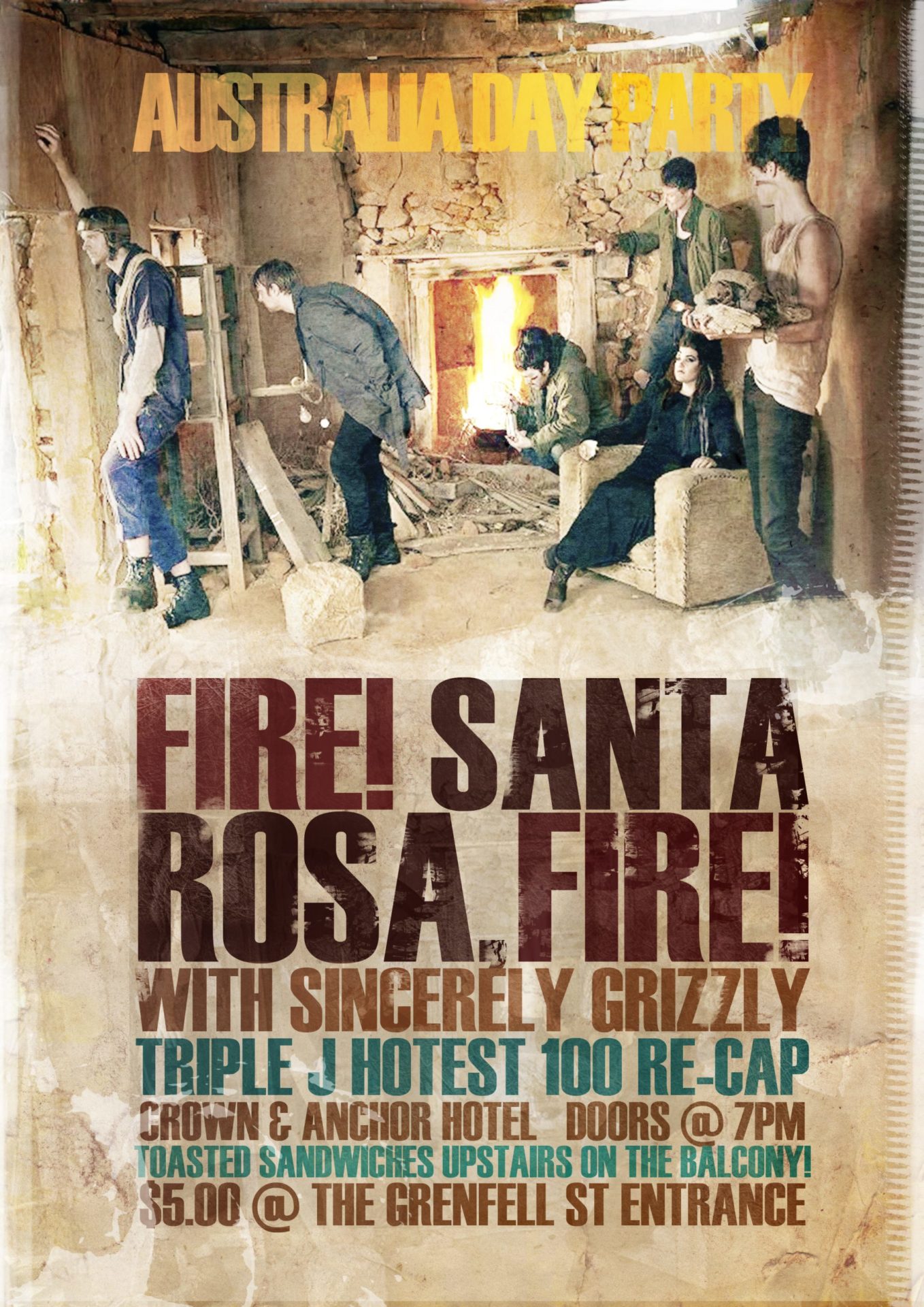 Fire! Santa Rosa, Fire! Poster