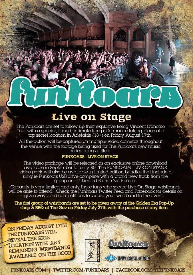 Funkoars Poster (Live On Stage), July ’12