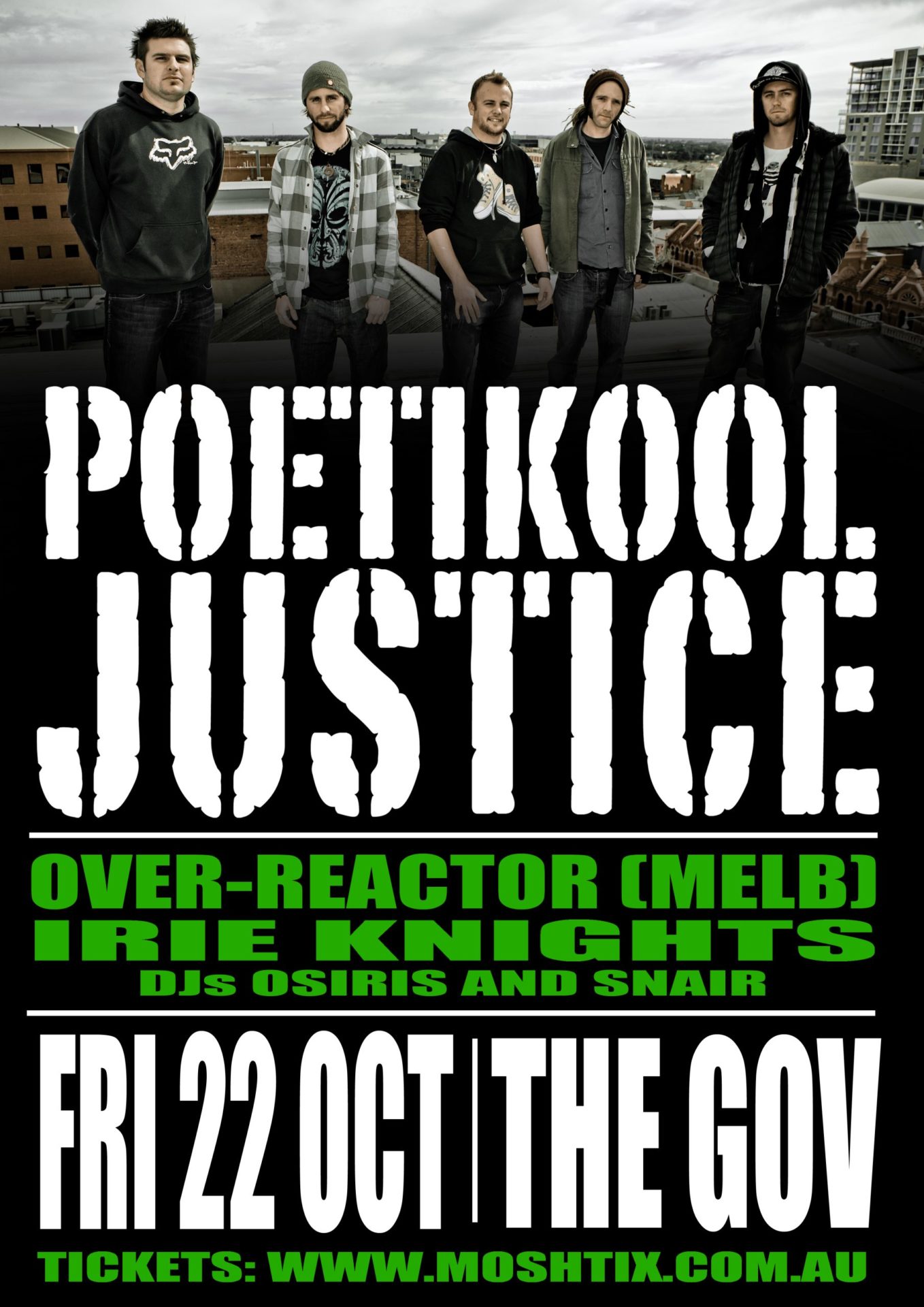 Poetikool Justice Poster, August ’10