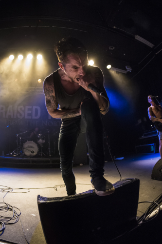 raised fist the metro 06