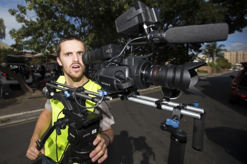 tracer el pistolero video shoot 09