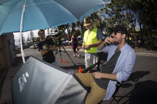 tracer el pistolero video shoot 12