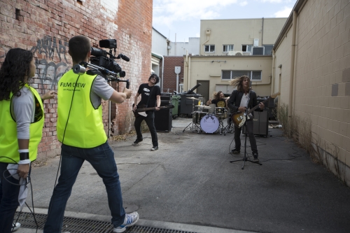 tracer el pistolero video shoot 20