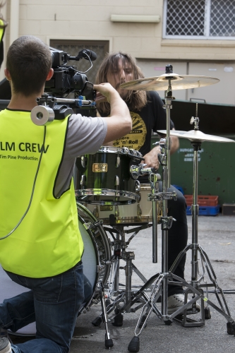 tracer el pistolero video shoot 28