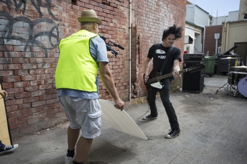 tracer el pistolero video shoot 37