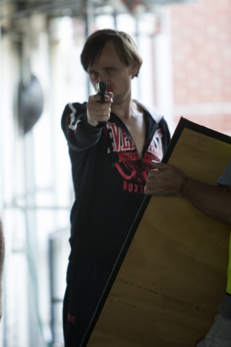 tracer el pistolero video shoot 51