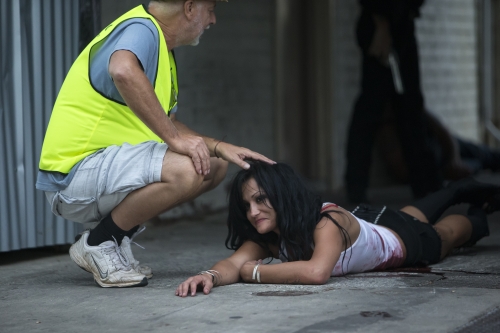 tracer el pistolero video shoot 59