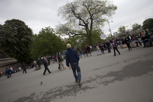 tracer off day eiffel tower paris FR may 2012 08