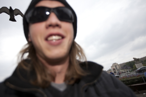 tracer off day eiffel tower paris FR may 2012 09