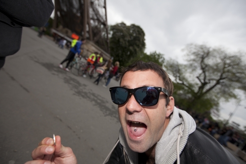 tracer off day eiffel tower paris FR may 2012 13