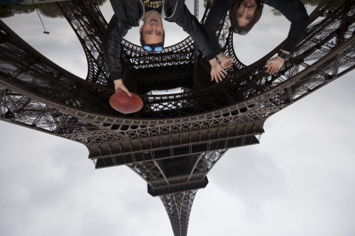 tracer off day eiffel tower paris FR may 2012 17