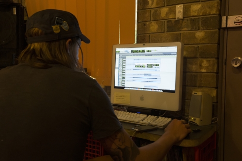 tracer tracking new album at mikes 04